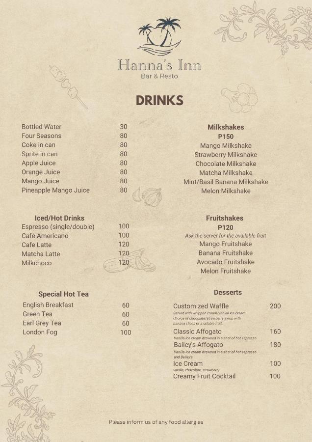Hanna's Inn, Inn El Nido